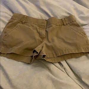Jcrew khaki chino shorts size 4
